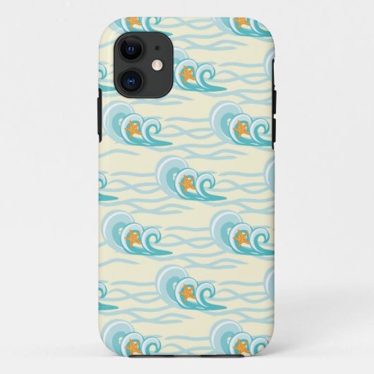 Patroon voor zachte golven Case-Mate iPhone case (Achterkant)