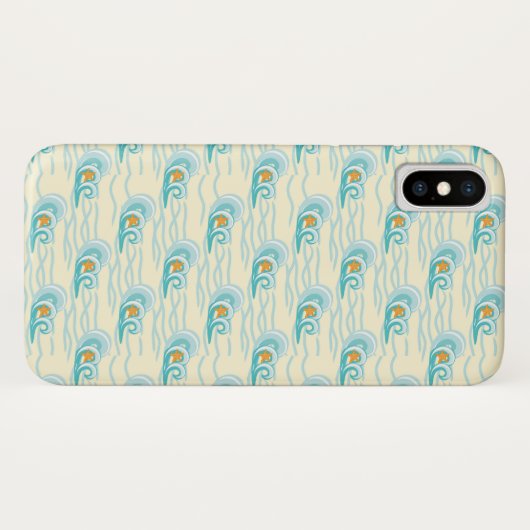 Patroon voor zachte golven Case-Mate iPhone case (Achterkant (horizontaal))
