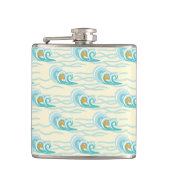 Patroon voor zachte golven heupfles (Voorkant)