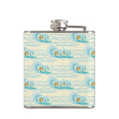 Patroon voor zachte golven heupfles (Achterkant)