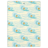 Patroon voor zachte golven klembord (Achterkant)