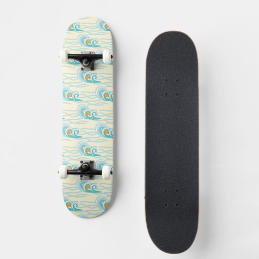 Patroon voor zachte golven skateboard (Voorkant)