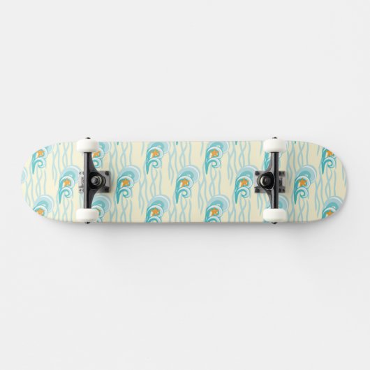 Patroon voor zachte golven skateboard (Horizontaal)