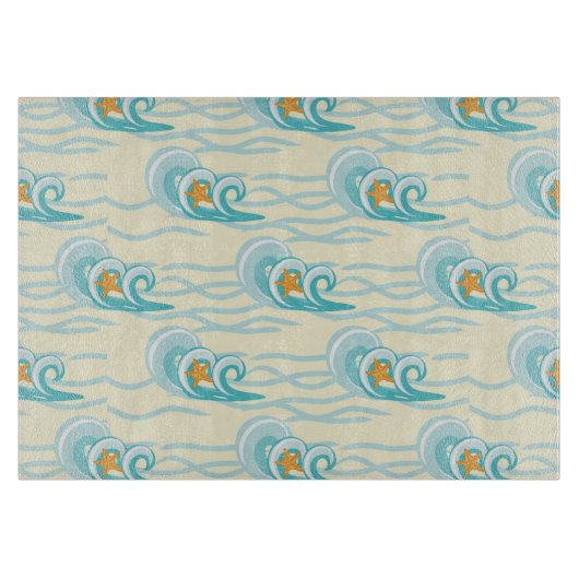 Patroon voor zachte golven snijplank (Voorkant)