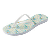Patroon voor zachte golven teenslippers (Schuin)