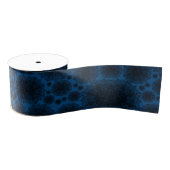 Patroon voor zwart en blauw Mandala Grosgrain Lint (Spoel)