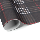 Patroon voor zwart/rood/wit speldenpatroon cadeaupapier (Rol Hoek)