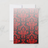Patroon voor zwart-wit en rood Damask (Achterkant)