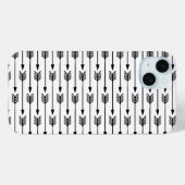 Patroon voor zwarte en witte pijlen Case-Mate iPhone case (Achterkant (horizontaal))