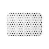 Patroon voor zwarte en witte poolvlekken badmat (Voorkant)