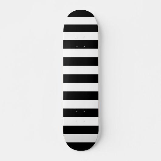 Patroon voor zwarte en witte strepen skateboard (Voorkant)