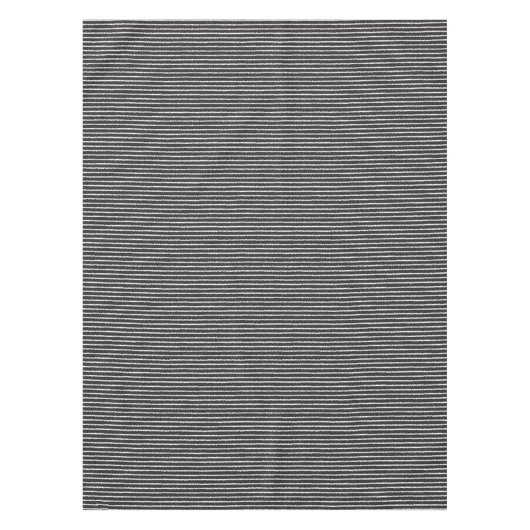 Patroon voor zwarte en witte strepen tafelkleed (Voorkant)