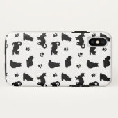 Patroon voor zwarte katten en schilderafdrukken Case-Mate iPhone case (Achterkant (horizontaal))