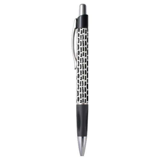 Patroon voor zwarte penseelstreken pen (Top (Verticaal))