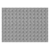 Patroon voor zwarte penseelstreken tafelkleed (Voorkant (Horizontaal))