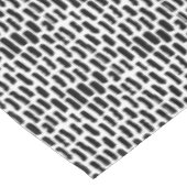 Patroon voor zwarte penseelstreken tafelkleed (Gekanteld)