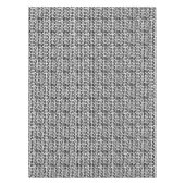 Patroon voor zwarte penseelstreken tafelkleed (Voorkant)