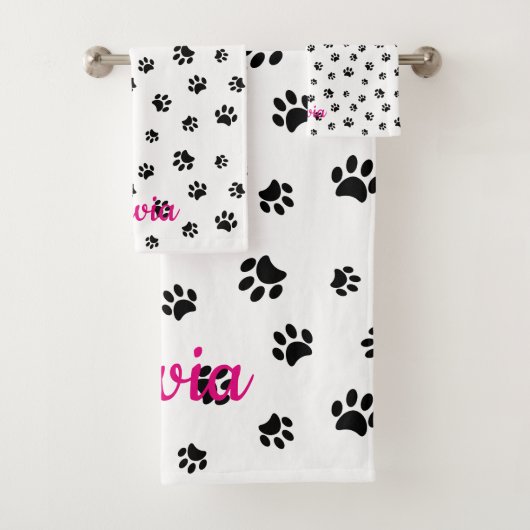 Patroon voor zwarte verven bad handdoek (Insitu)