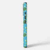 Patroon voor zwemschildpadden Blauw Case-Mate iPhone Case (Achterkant / Links)