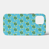 Patroon voor zwemschildpadden Blauw Case-Mate iPhone Case (Achterkant (horizontaal))