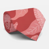  patroon, vruchten of Pomegranaat, rood van wijn Stropdas (Opgerold)