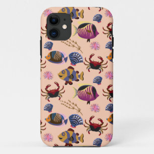 Patroon waterdieren leven onder water 10 Case-Mate iPhone case