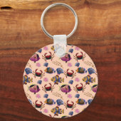 Patroon waterdieren | leven onder water 10 sleutelhanger (Voorkant)