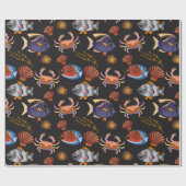 Patroon waterdieren | leven onder water 11 cadeaupapier (Vlak)