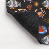 Patroon waterdieren | leven onder water 11 muismat (Hoek)