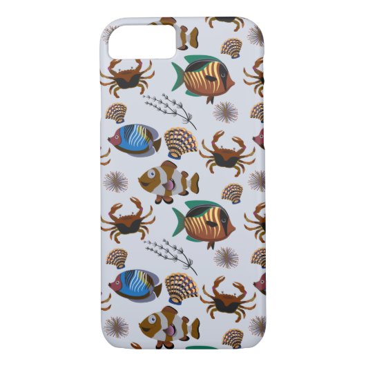 Patroon waterdieren | leven onder water 14 Case-Mate iPhone case (Achterkant)