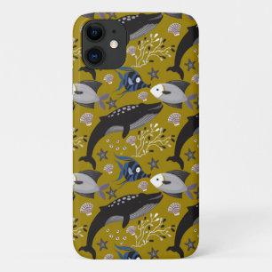 Patroon waterdieren leven onder water 18 Case-Mate iPhone case