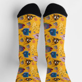 Patroon waterdieren | leven onder water 6 sokken (Top)