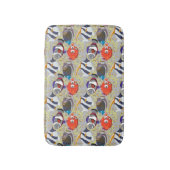 Patroon waterdieren | leven onder water in de ocea badmat (Voorkant Verticaal)