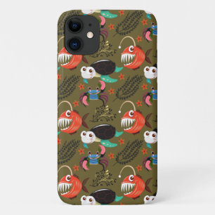 Patroon waterdieren leven onder water in de ocea Case-Mate iPhone case