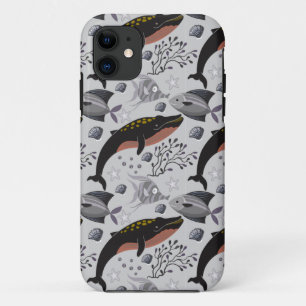 Patroon waterdieren leven onder water in de ocea Case-Mate iPhone case