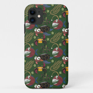 Patroon waterdieren leven onder water in de ocea Case-Mate iPhone case