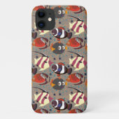 Patroon waterdieren | leven onder water in de ocea Case-Mate iPhone case (Achterkant)