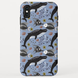 Patroon waterdieren leven onder water in de ocea Case-Mate iPhone case