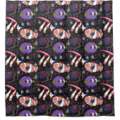 Patroon waterdieren | leven onder water in de ocea douchegordijn (Voorkant)