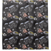 Patroon waterdieren | leven onder water in de ocea douchegordijn (Voorkant)