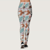 Patroon waterdieren | leven onder water in de ocea leggings (Achterkant)