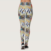 Patroon waterdieren | leven onder water in de ocea leggings (Achterkant)