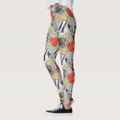 Patroon waterdieren | leven onder water in de ocea leggings (Links)