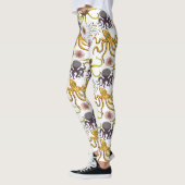 Patroon waterdieren | leven onder water in de ocea leggings (Links)