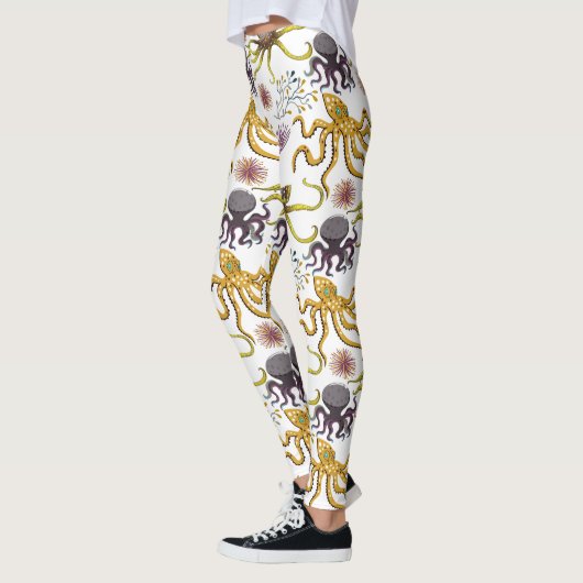 Patroon waterdieren | leven onder water in de ocea leggings (Links)