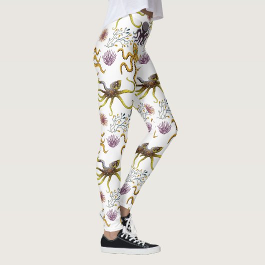 Patroon waterdieren | leven onder water in de ocea leggings (Rechts)
