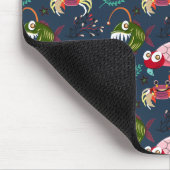 Patroon waterdieren | leven onder water in de ocea muismat (Hoek)