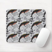 Patroon waterdieren | leven onder water in de ocea muismat (Met muis)