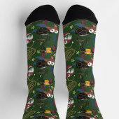 Patroon waterdieren | leven onder water in de ocea sokken (Top)