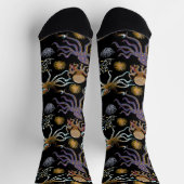 Patroon waterdieren | leven onder water in de ocea sokken (Top)